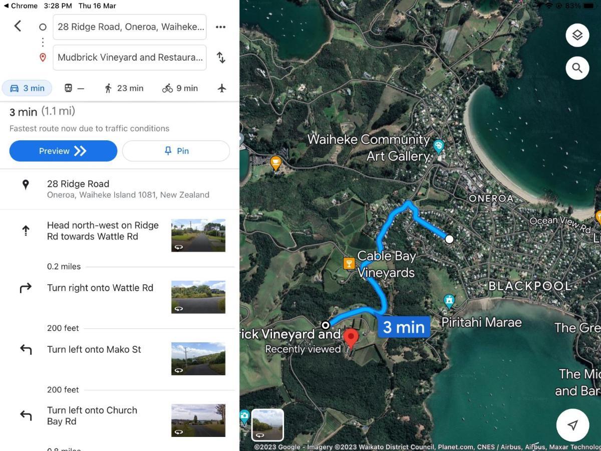 La Casita Waiheke Lägenhet Oneroa Exteriör bild